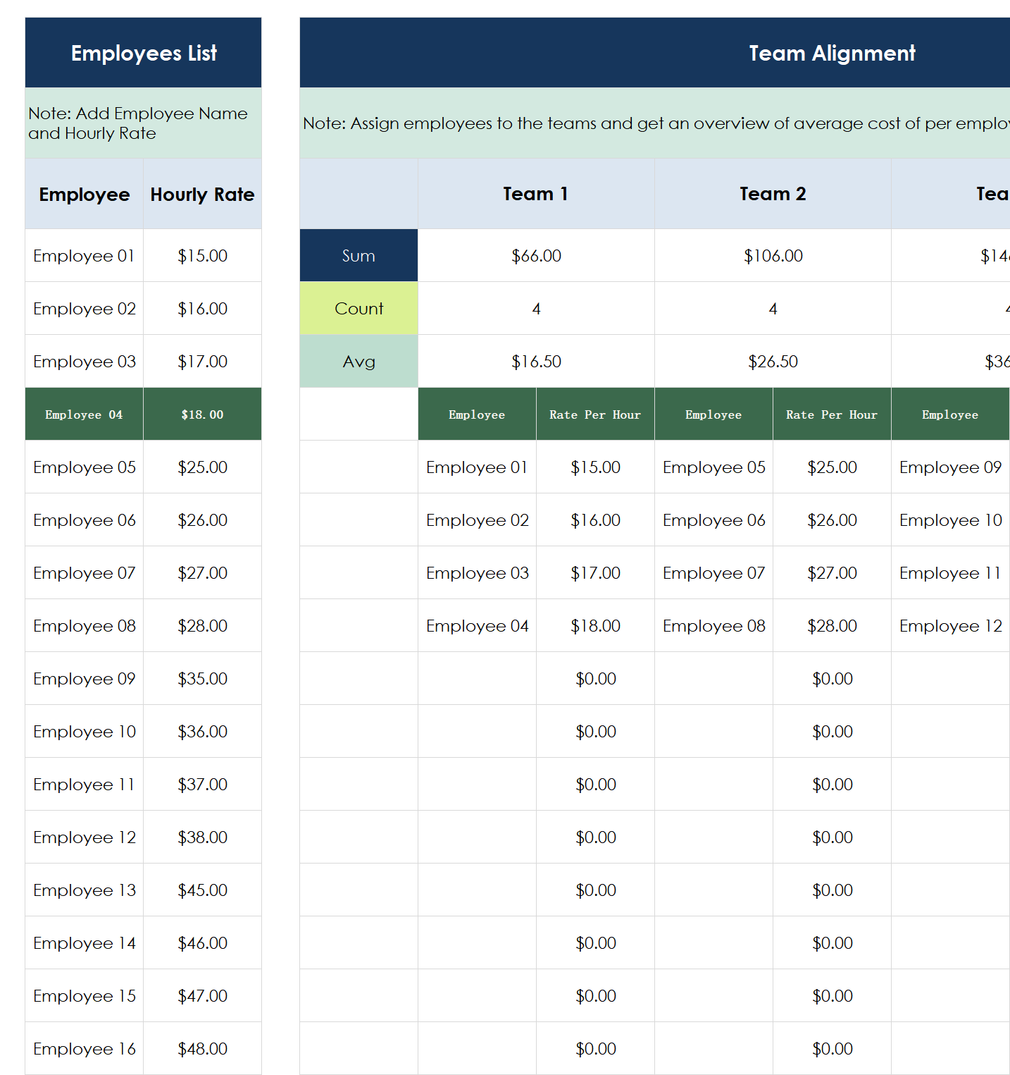 12-hour shift schedule template excel screenshot — PlanoraNest Excel template