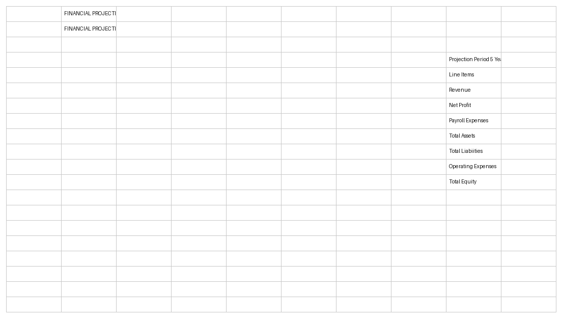 financial projection and forecasting template excel template dashboard screenshot — PlanoraNest Excel template
